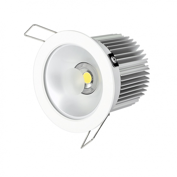 COB Down Light, Super valeur dans la lumière, lumière en aluminium vers le bas, de lumière en plastique vers le bas, conduit de lumière spot